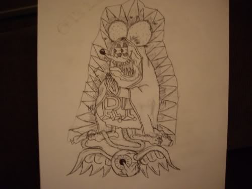 Rat Fink Sketch