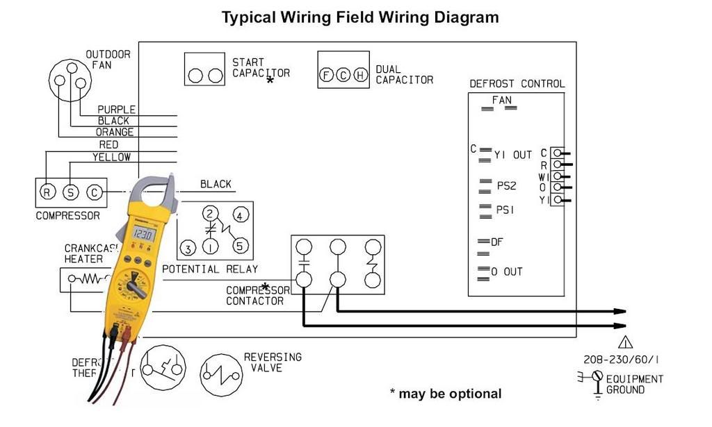 Trane XE1000 outside fan needs help starting - DoItYourself.com