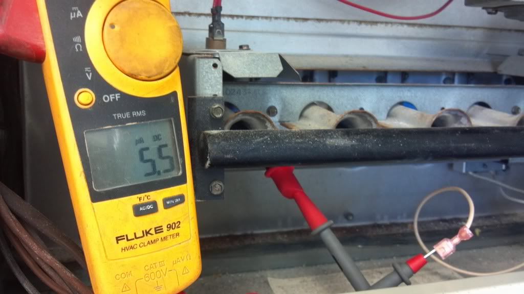 flame rectification testing dc furnace microamps hvac diy were