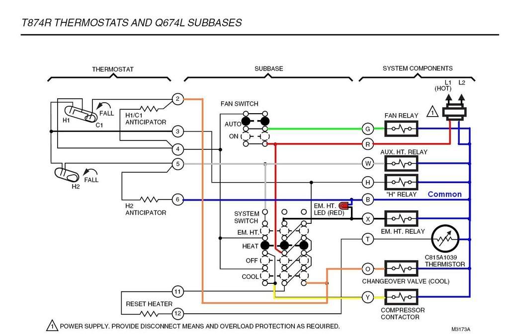 Upgrading old York thermostat to Honeywell Wifi: need help wiring