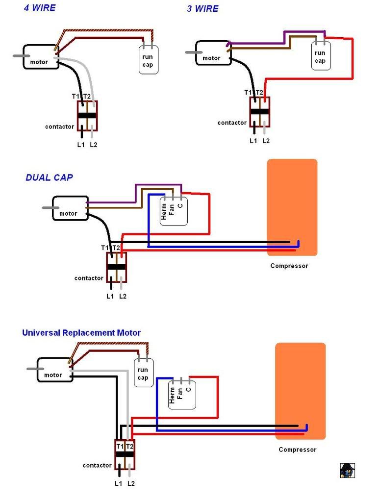 Air Compressor Capacitor Wiring Diagram
