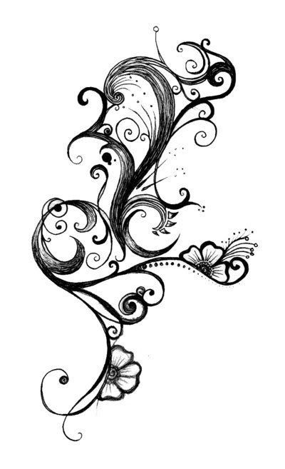 Vine Flower Tattoos on Flower Vine Image   Picture   Graphic   Photo