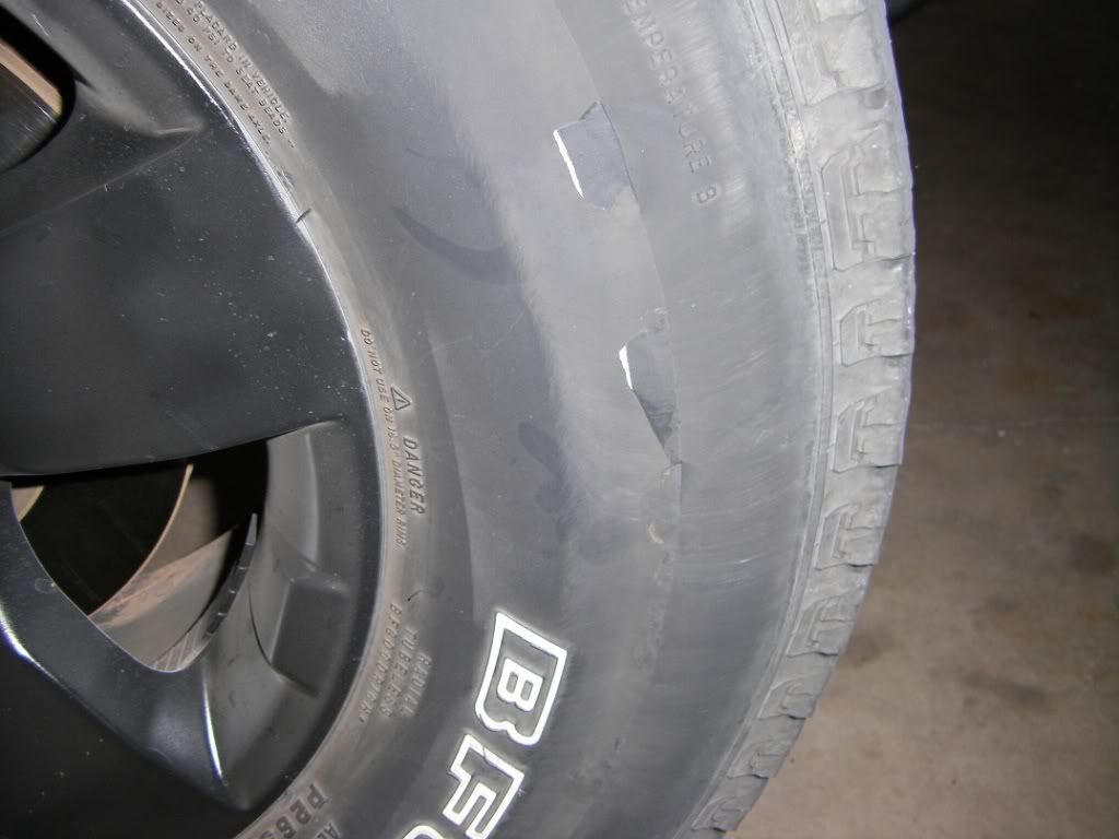 Sidewall wear on tire | Nissan XTerra Forum