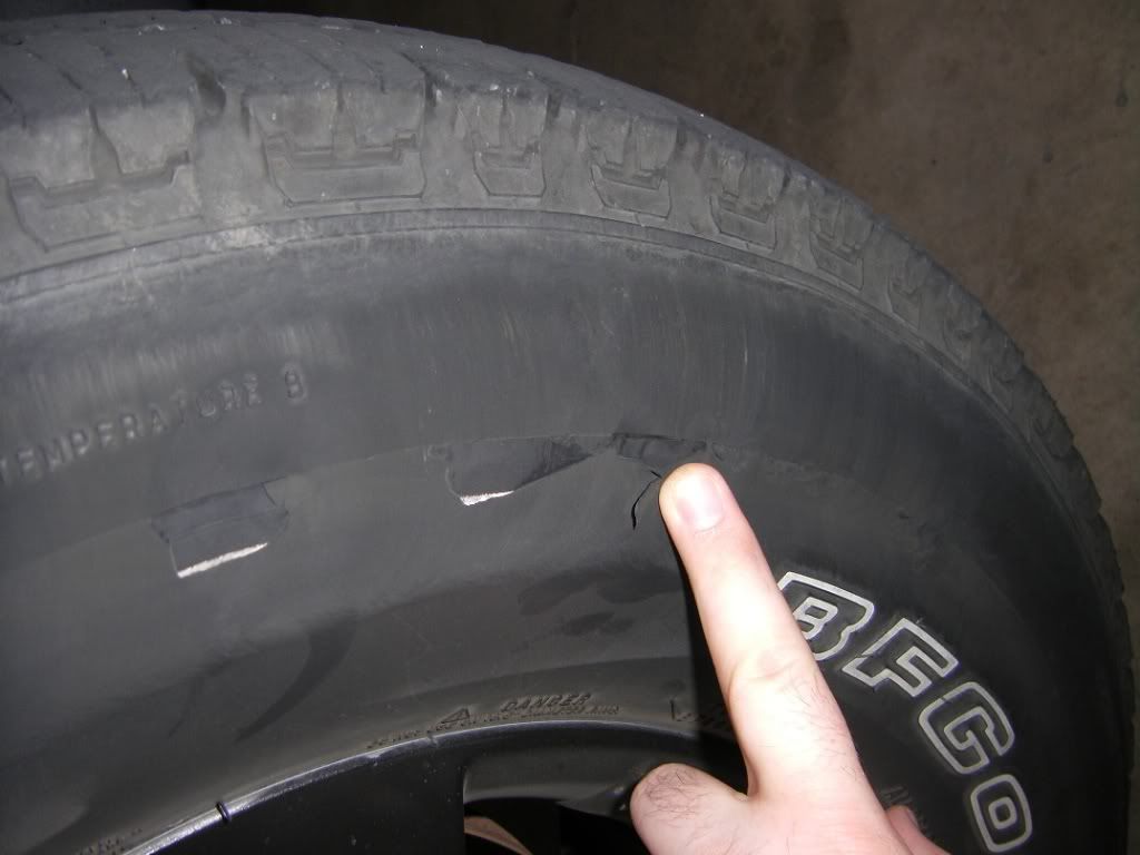 Sidewall wear on tire | Nissan XTerra Forum