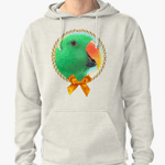 Eclectus Parrot Realistic Painting Hoodie