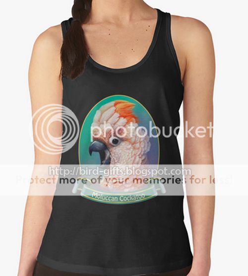 Moluccan Cockatoo Realistic Painting Tank Top