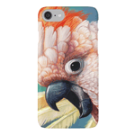 Moluccan Cockatoo Realistic Painting iPhone Case