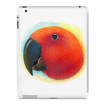 Eclectus Parrot Realistic Painting iPad Case