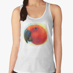 Eclectus Parrot Realistic Painting Tank Top
