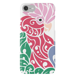 Galah cockatoo tribal tattoo rose-breasted parrot iPhone case