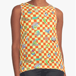 Budgie parrot pattern Contrast Tank