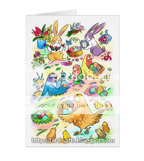 Easter egg party greeting card