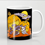 Cute birds halloween party mug