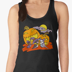 Cute birds halloween party tank top