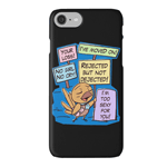 Broken hearted little bird boy iPhone case
