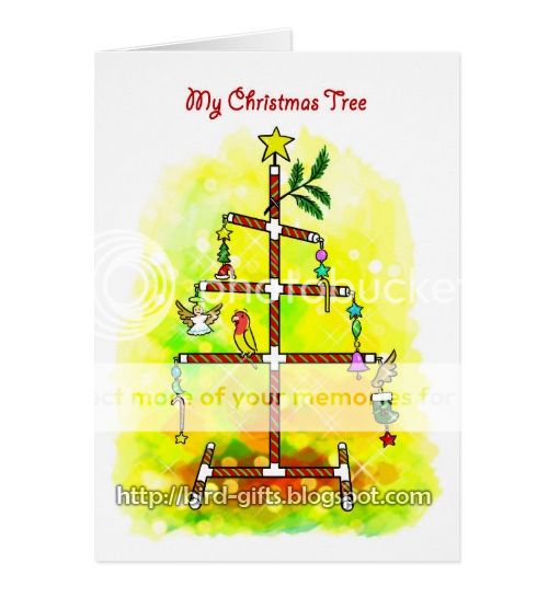 My Christmas tree greeting card