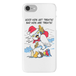 Funny snowy owl santa meme iPhone case