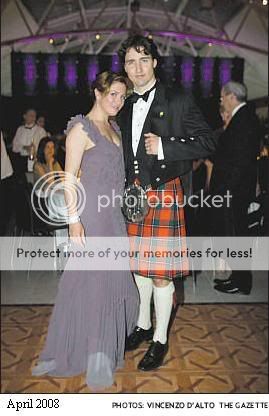 Daffodils Are Forever - Sophie Gr&eacute;goire and Justin Trudeau at a Bond themed fundraiser Pictures, Images and Photos