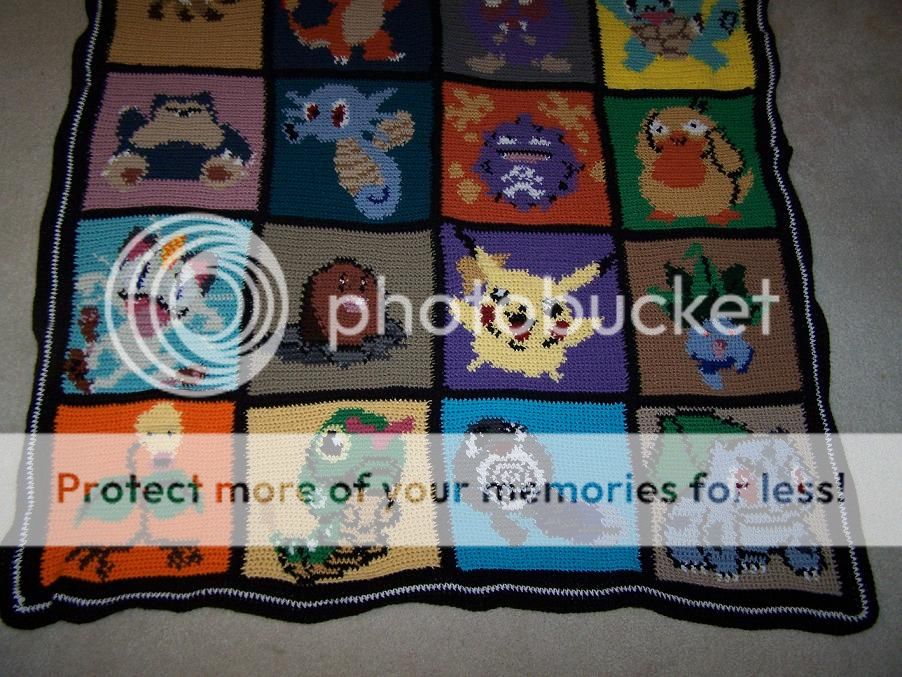 Pokemon blanket - Sprite Stitch Board!