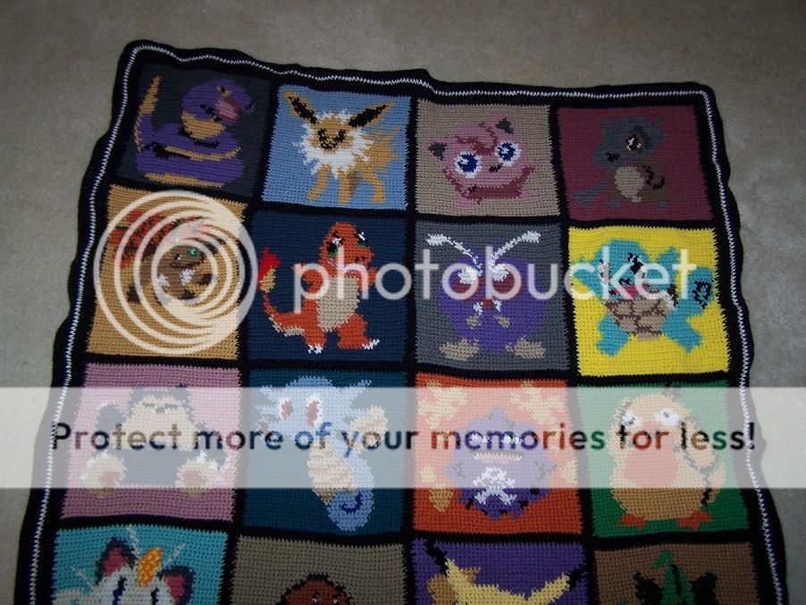 Pokemon blanket - Sprite Stitch Board!