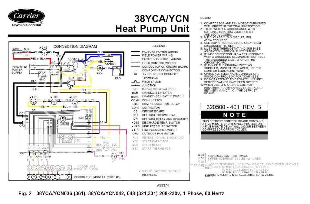 Bryant heat pump, Auxiliary heat only. - DoItYourself.com ... bryant hvac wiring diagrams 