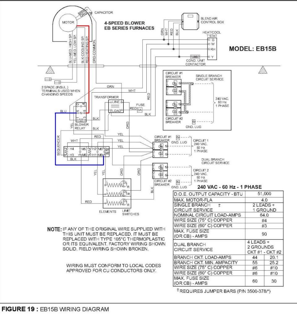 Fan Turns Off Too Soon - HVAC - DIY Chatroom Home ... coleman eb15b furnace wiring diagram 