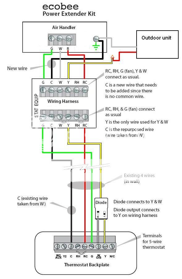 Wiring for my furnace - common wire possible problem - DoItYourself.com ...