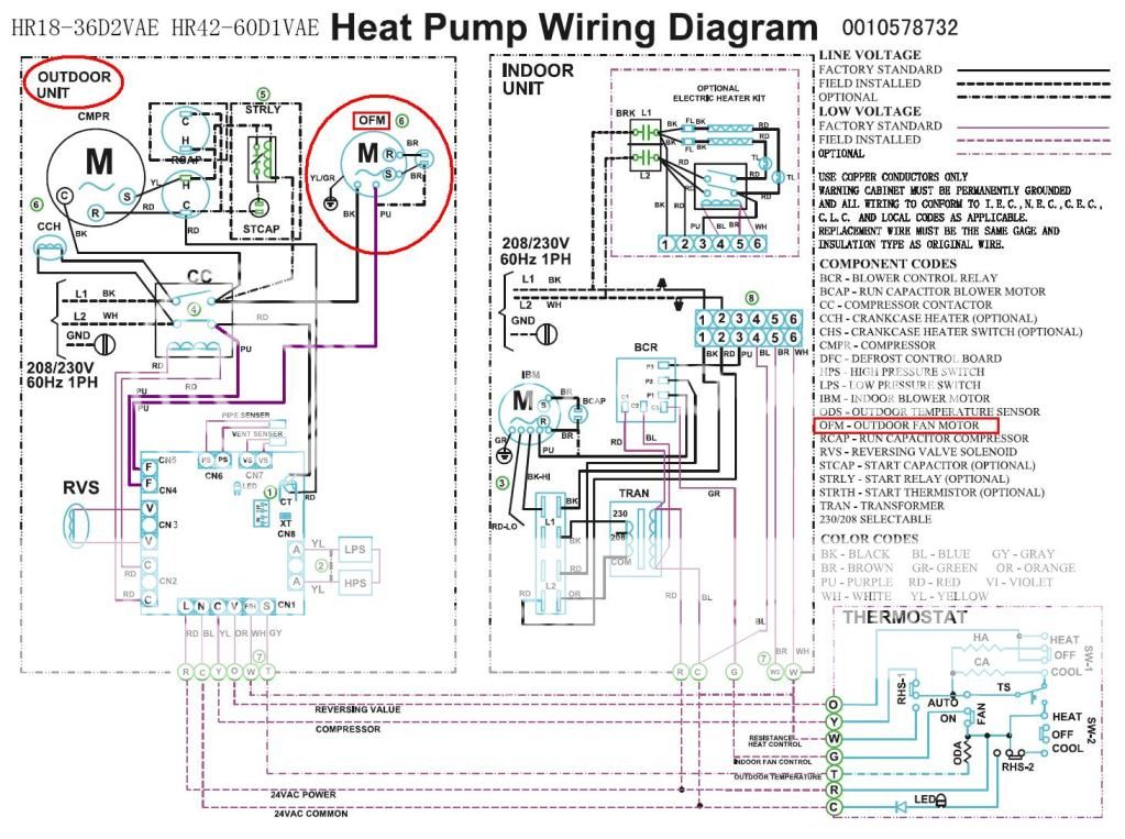 Heat pump compressor Fan wiring - DoItYourself.com ... wiring diagram for bryant heat pump 