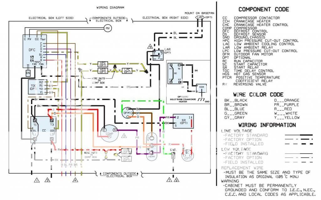 Rheem 13PJL series condenser fan runs continuously ... electrical wiring diagrams for furnace blower 