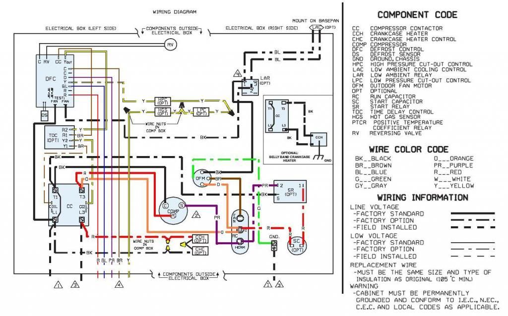 Rheem 13PJL series condenser fan runs continuously ... electrical wiring diagrams for furnace blower 